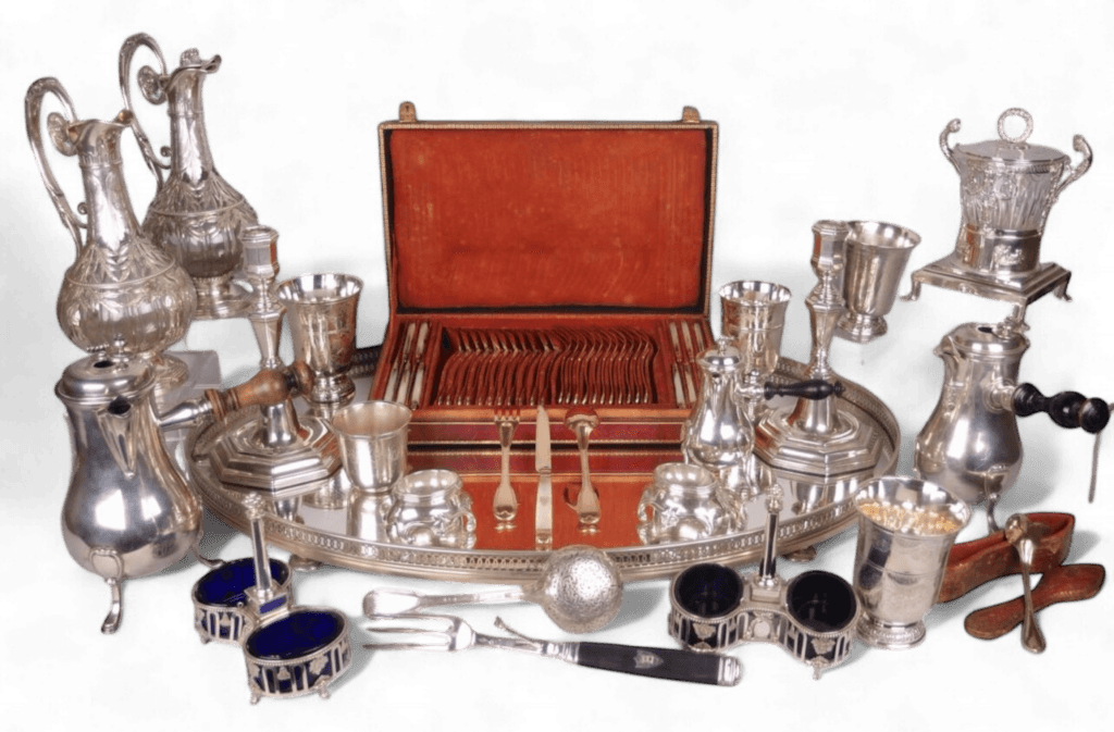 Couverts en argent anciens